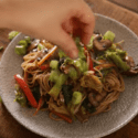 Easy Meat Free Mushroom Chow Mein