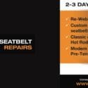 Custom Seat Belts, Modern Pre Tensioners, Custom Colours: DS AUTO LTD