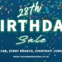 Celebrate 28 Years With Us!: The Car Company Nelson