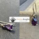 Check Out These Beautiful Teardrop Amethyst Earrings: Louise Douglas Jewellery