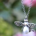 A Humble And Beautiful Honey Bee Made In Sterling Silver: Louise Douglas Jewellery
