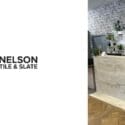 In Love With Our New Reception Desk: Nelson Tile & Slate