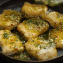 Lemon Butter Garlic Fish Recipe | Grilled Fish In Lemon Butter Sauce