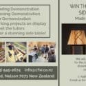 During Our Open Day On Saturday, March 29th, Win This Beautiful Side Table: Centre For Fine Woodworking, New Zealand