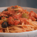 30 Minute Tuna Tomato Spaghetti