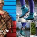 A Classic And Vintage Inspired Poncho & Waterproof Boots By Bogs: Mariposa Clothing Soul Footwear
