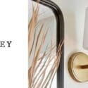 Keeping Things Architectural, Kline’s Single Light Vanity: Storey Home Collection