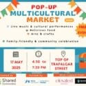 Shared Communities Pop-Up Multicultural Market – Saturday 17 May