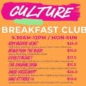 Breakfast Is Back At Culture – Burger Joint