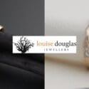 Made In Solid Gold With Three Parve Set Diamonds: Louise Douglas Jewellery