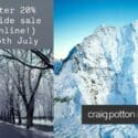 It’s Our Winter 20% Off Gallery Wide Sale: Craig Potton Gallery + Store