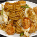 Shrimp And Udon Stir Fry | Stir Fry Udon Noodles With Shrimp And Vegetables