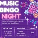 Book A Table For Music Bingo Night At Culture Burger Joint On Thursday 28 August