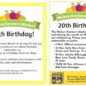 The Nelson Farmers Market Is Turning 20 And We Are Celebrating.