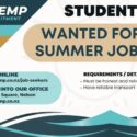 Students Wanted For Summer Jobs: A-Temp Recruitment