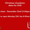 Christmas Closedown Dates For 2025: Nelson City Framers & The Gallery
