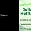 Julia Heffter Has Returned To The Sports Therapy Massage Team