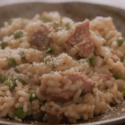 Easiest Ham And Pea Risotto Ever Made In The Oven