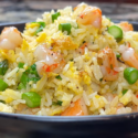 Shrimp Fried Rice | Simple Shrimp And Vegetable Fried Rice | Fried Rice Recipe Without Soy Sauce