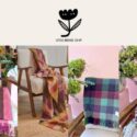 Irresistible New Season Throws In Store From Exquisite Wool Traders. Little Beehive Co-op