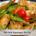 Fish And Asparagus Stir Fry | Quick, Easy And Healthy Cod Fillet Stir Fry With Vegetables Recipe