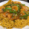 Ginger And Scallion Shrimp Lo Mein | Simple, Saucy And Flavorful Shrimp And Noodle Recipe