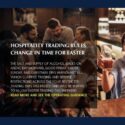 Hospitality Trading Rules Change In Time For Easter: Hospitality New Zealand