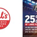 SAL’S NBA FINALS – 25% OFF LARGE PIZZAS [In-store Only]