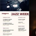 Jazz Week Is Coming To Fanny’s!
